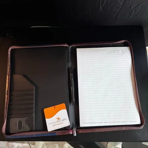 Zippered Padfolio/Portfolio Folder Christian Gifts - Picture 8 of 8